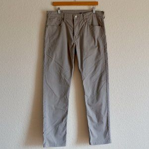 Levi's 502 Taper Flex Men's Grey Chinos Size 33x32